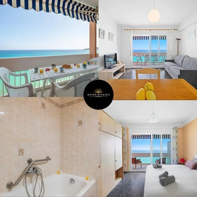 Le Panorama -Vue Exceptionnelle - Dernier Etage - Front De Mer Menton 0*,  France
